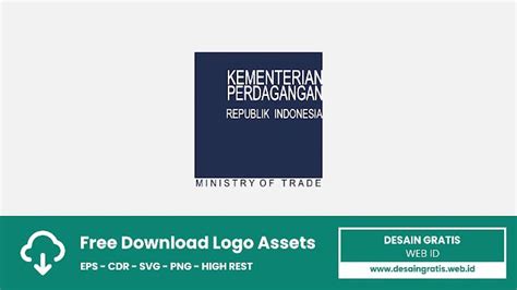 Logo Kementerian Perdagangan (Kemendag) Format Vector CDR AI EPS SVG - PNG HD | Perdagangan ...