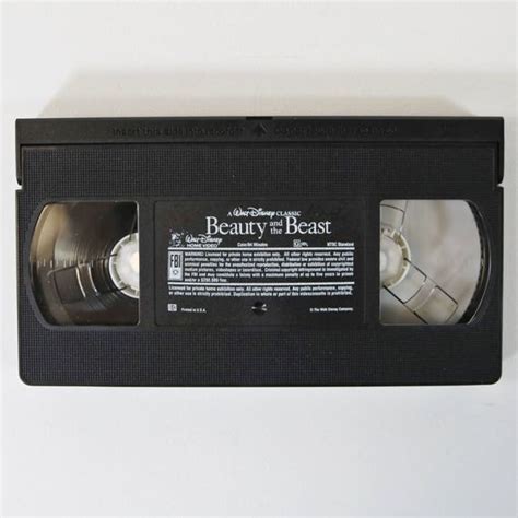 Walt Disney Beauty and the Beast VHS 1992 Black Diamond