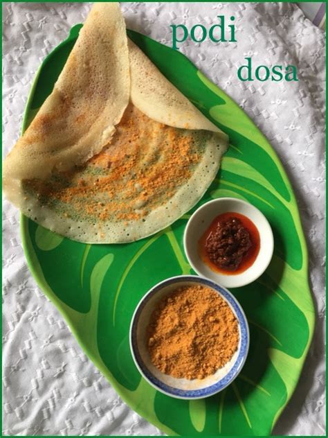 Podi Dosa - From Sushma's Kitchen