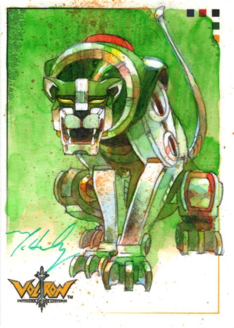 VOLTRON Green Lion by markmchaley on DeviantArt