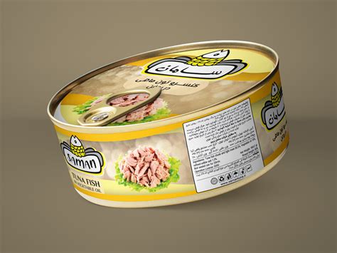 Canned Food Label Design