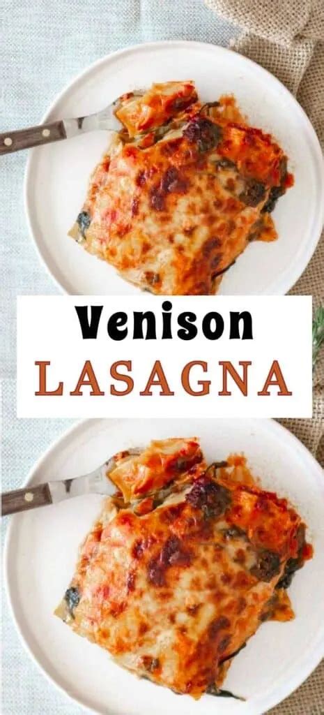 Venison Lasagna (Lasagna with Cottage Cheese)