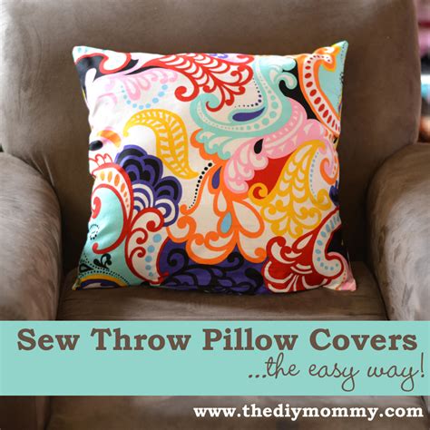 Sew a Throw Pillow Cover – The Easy Way!