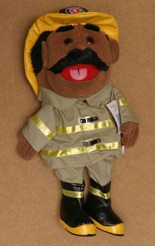 14 Firefighter Glove Puppet White | Firefighter gloves, Puppets, Glove puppets