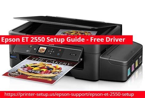 Epson ET 2550 Setup Guide