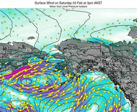 Alaska United States Surface Wind on Wednesday 02 Jun at 4am AKDT