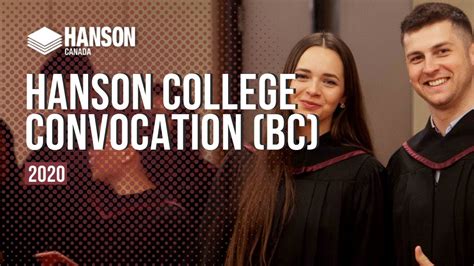 Hanson College BC - 2020 Convocation - YouTube