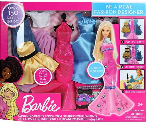 Barbie Be a Fashion Designer Doll Dress Up Kit - Walmart.com