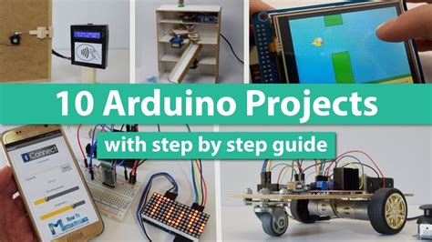 10 Arduino Projects with DIY Step by Step Tutorials - YouTube