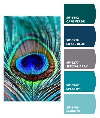 63 Peacock Colour Scheme ideas | peacock color scheme, peacock color ...