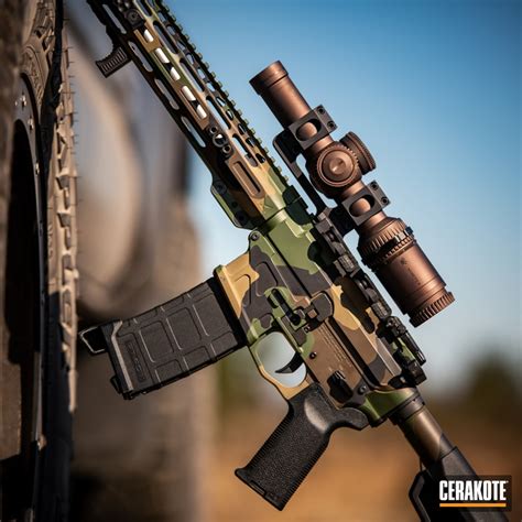 M81 Woodland MultiCam Cerakote Finish by MATT | Cerakote