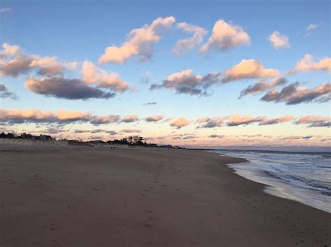 Beach at Watch Hill in Westerly, RI taken in January 2019 : RhodeIsland