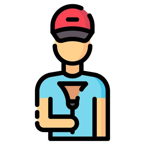 janitor avatar vector filled outline icon 26174940 Vector Art at Vecteezy