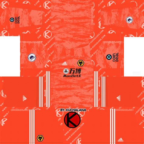 Wolverhampton Wanderers FC 2019/2020 Kit - Dream League Soccer Kits - Kuchalana