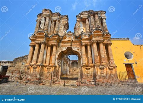 The Ruins of the El Carmen Church Editorial Stock Photo - Image of downtown, detail: 172301398