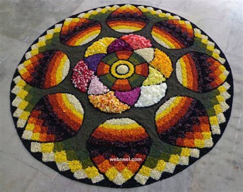 Onam Pookalam Design 76