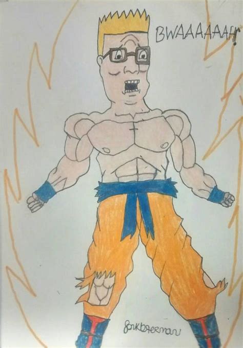 super saiyan Hank Hill by jon45030 on DeviantArt