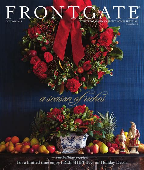 Frontgate October 2014 catalog by Amy Howell Hirt - Issuu