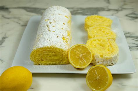 Lemon Roulade - Sips, Nibbles & Bites