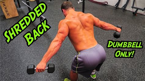 Intense Tabata Dumbbell Back Workout (HIIT) - YouTube