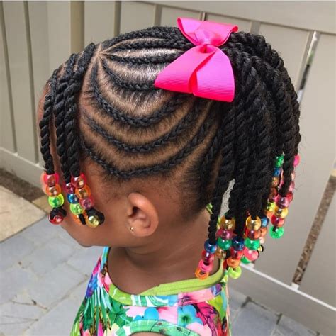 35 Natural Hairstyles for Black Girls in 2020 (With images) | Kids braided hairstyles, Girls ...