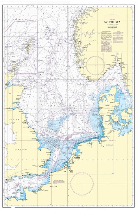 Nautical Chart - Admiralty Chart 4140 - North Sea from Love Maps On...