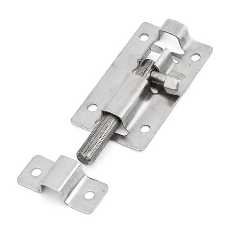 MOCC Hot 2 Sets 63mm Long Interior Door Lock Stainless Steel Slide ...