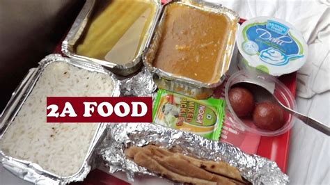 2A / Second AC Class Food Thiruvananthapuram Rajdhani - YouTube