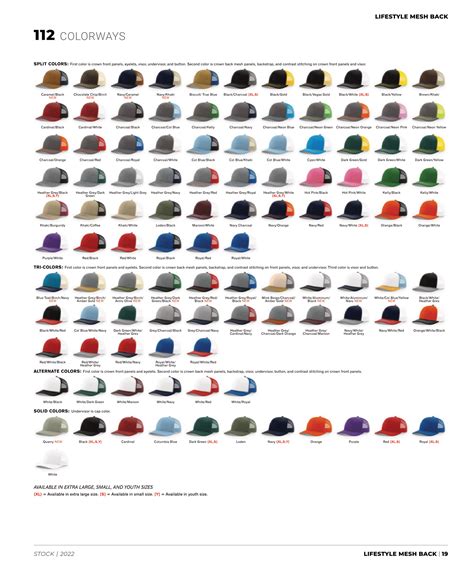 Richardson 112 Trucker Hat - Colors List - Richardson Catalog – The ...