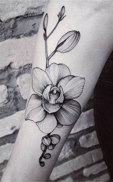 Orchid Tattoo | Tatouage orchidee, Tatouage cou, Tatouage