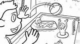 Draw Swimming Pool Party Sketch Coloring Page sketch template