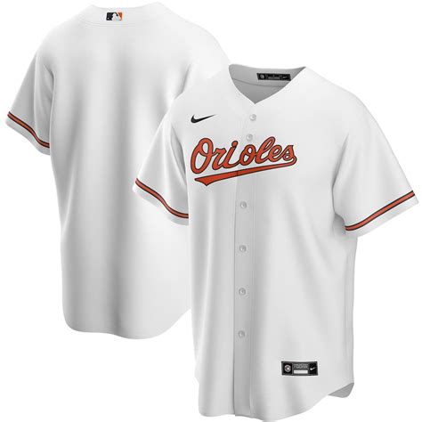 Men's Nike White Baltimore Orioles Home Replica Team - Jersey