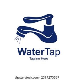 Water Tap Logo Design Template Modern Stock Vector (Royalty Free) 2397270569 | Shutterstock