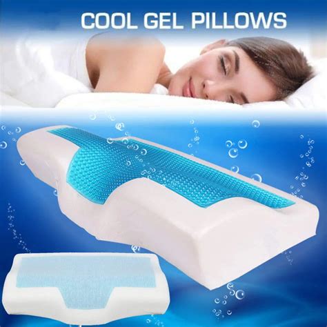 Wholesale Cooling Gel Orthopedic Neck Cervical Care Bed Pillow For Neck ...