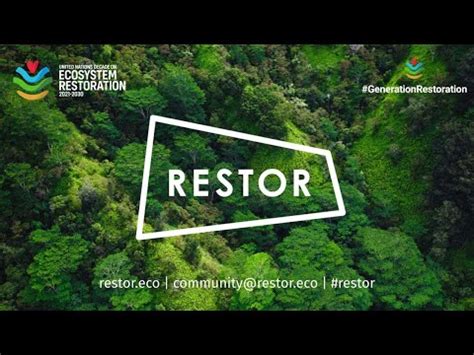 Make your restoration/rewilding/conservation efforts more visible by uploading it on Restor.eco ...