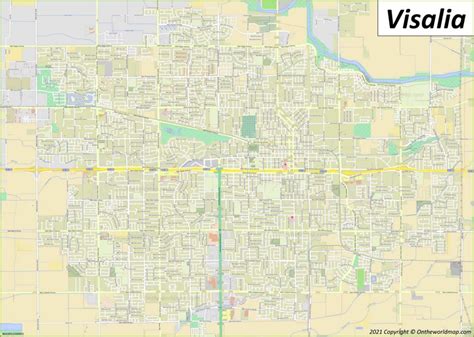 Visalia Map | California, U.S. | Discover Visalia with Detailed Maps