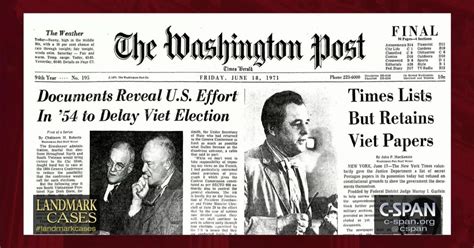 New York Times v. United States- Other Papers Publishing the Pentagon Papers | C-SPAN.org