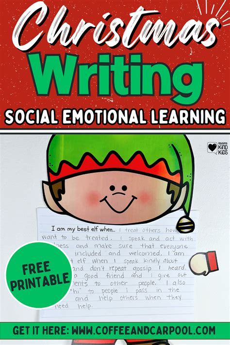 Christmas Elf Writing for Social Emotional Learning