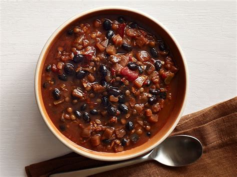 Black Bean, Lentil and Eggplant Chili | Recipe | Food network recipes ...