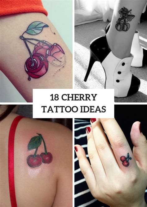 18 Gorgeous Cherry Tattoos For Ladies - Styleoholic