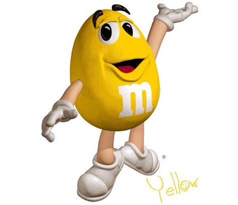 The Yellow M&M-Cartoons which were voiced by celebrities | M&m ...