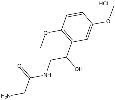 APExBIO - Midodrine (hydrochloride) | prodrug of the α1-adrenergic receptor agonist | CAS# 43218 ...