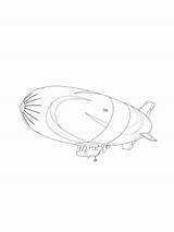 Airship coloring pages sketch template