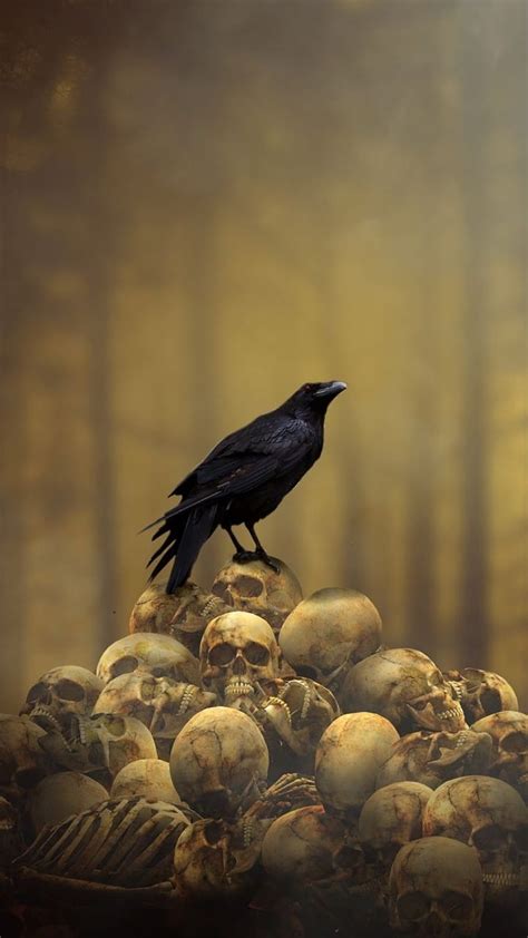 Top 84+ gothic raven wallpaper - in.coedo.com.vn