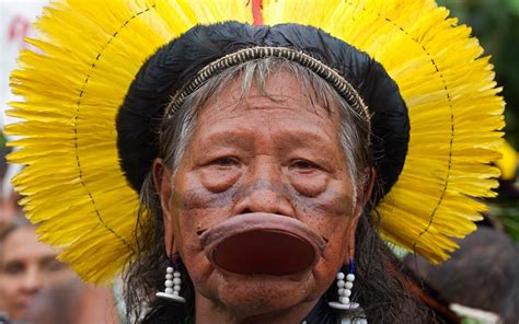 White Wolf : Indigenous peoples from Brazil protest at the UN Rio+20 ...