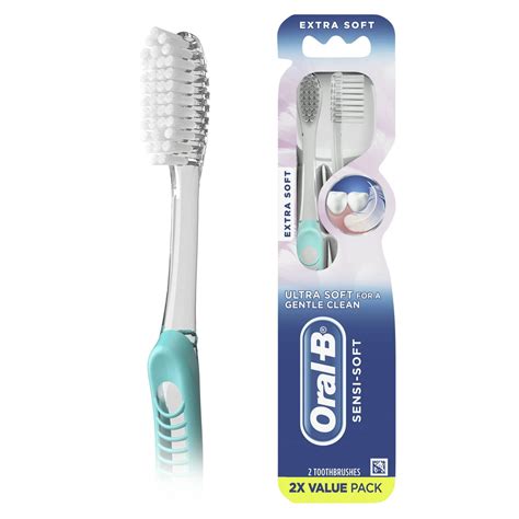 Oral-B Sensi-Soft Manual Toothbrush, Extra Soft, 2 Ct - Walmart.com - Walmart.com