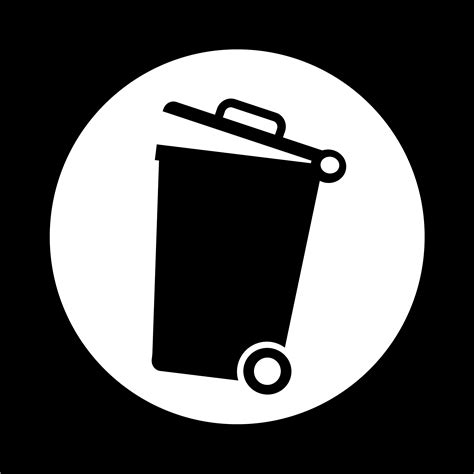 trash bin icon 571076 Vector Art at Vecteezy