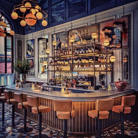 Luxury Bar Lounge Design with Stylish Interior