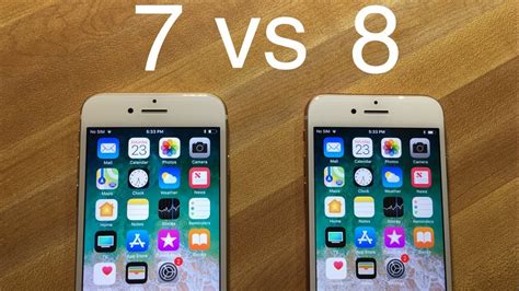 iPhone 8 vs iPhone 7 Speed Test Comparison - YouTube