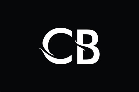 CB Monogram Logo Design By Vectorseller | TheHungryJPEG